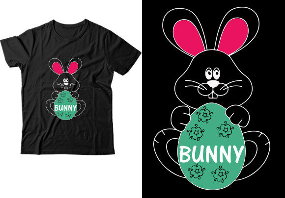 Bunny T-Shirt, Easter Tee, Christian Tee