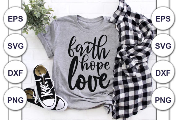 Christian Jesus Svg Design, Faith Hope