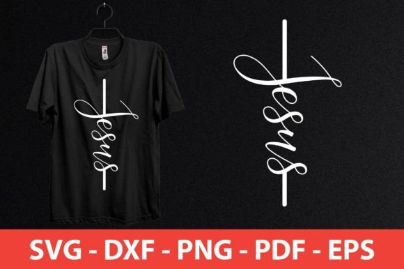 Jesus Cross T-Shirt Design