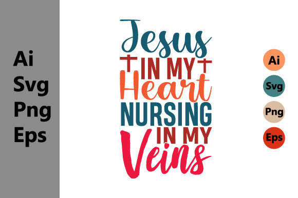 Jesus in My Heart T-Shirt Designs