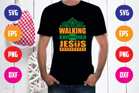 JESUS SHIRT, WALKING with JESUS T-Shirt Designs Review
