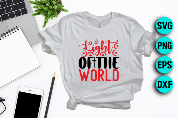 Light of the World - Jesus SVG Design