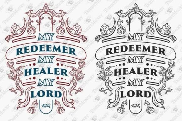 My Redeemer My Healer Bible Christian T-Shirt Designs